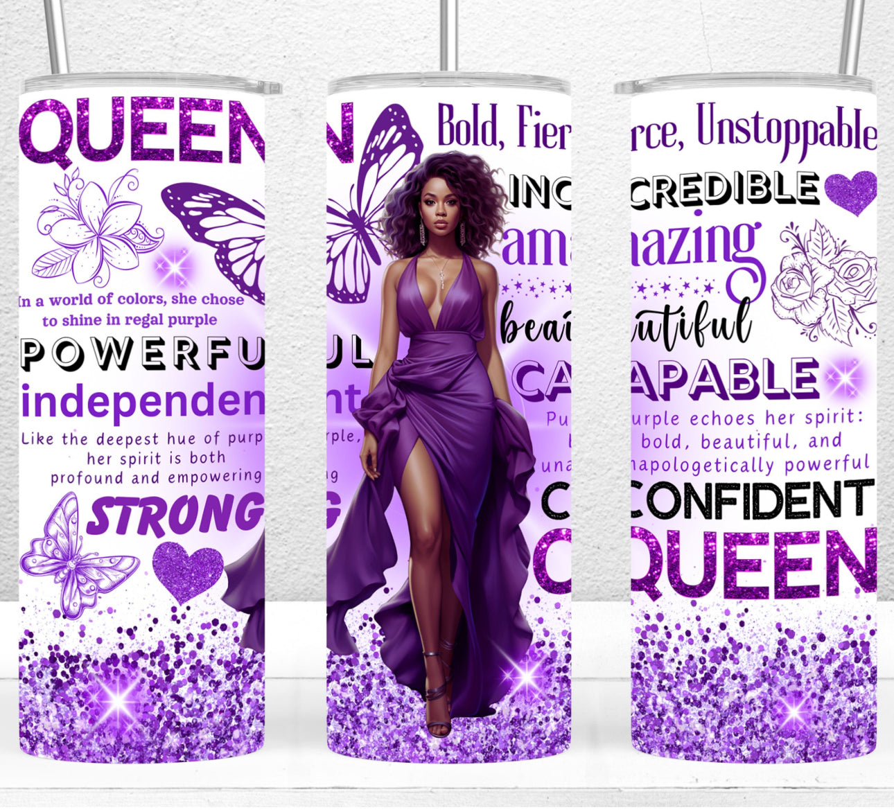 Purple affirmation 20oz