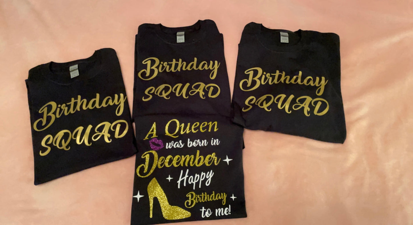 Birthday Squad Shirts
