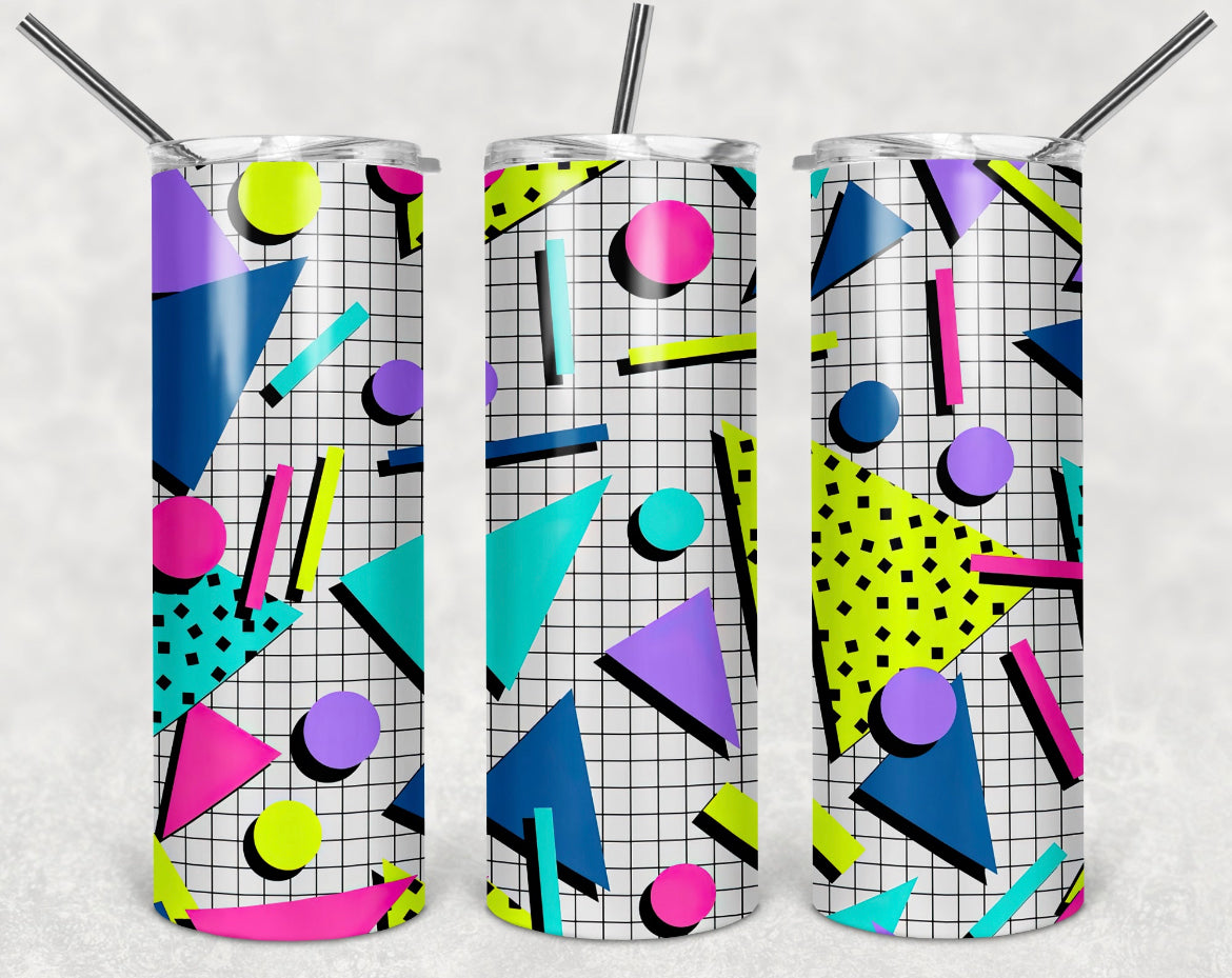 Fun Geometry shapes 20oz Tumbler