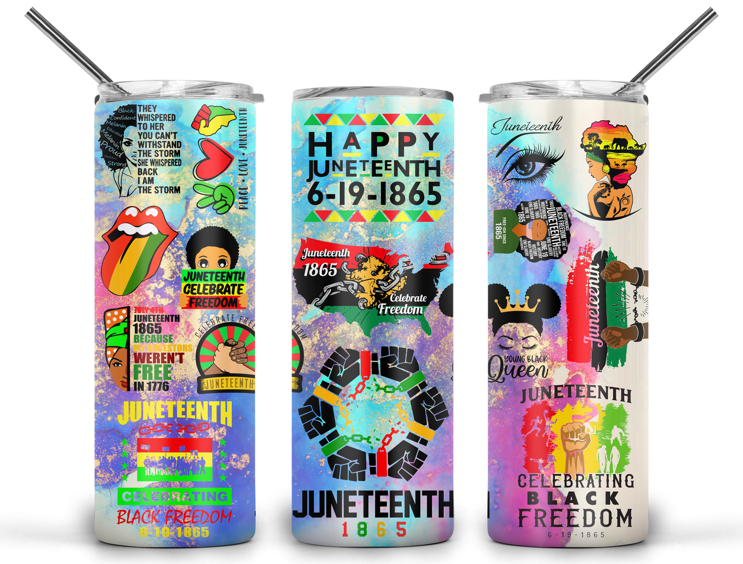 Happy Juneteenth 20oz Tumbler