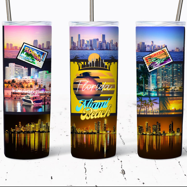 Miami Beach 20oz Tumbler