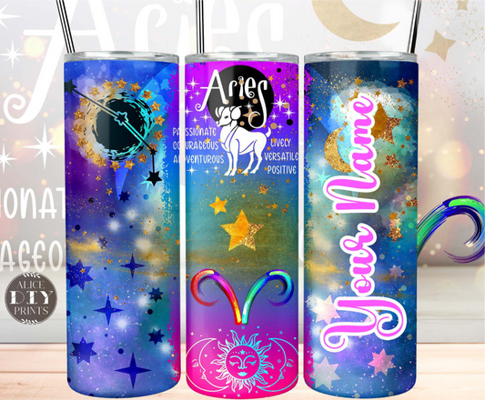 Aries zodiac 20oz Tumbler