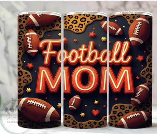 Football Mom 20oz Tumbler