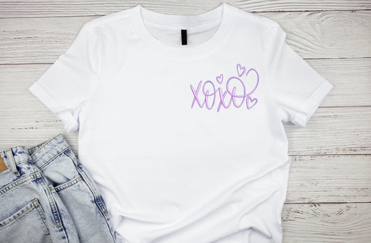 Purple XOXO shirt