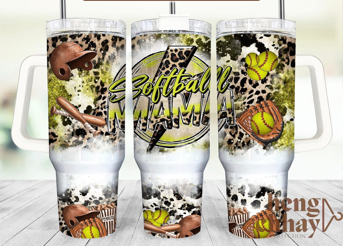 Softball Mama 40oz Tumbler