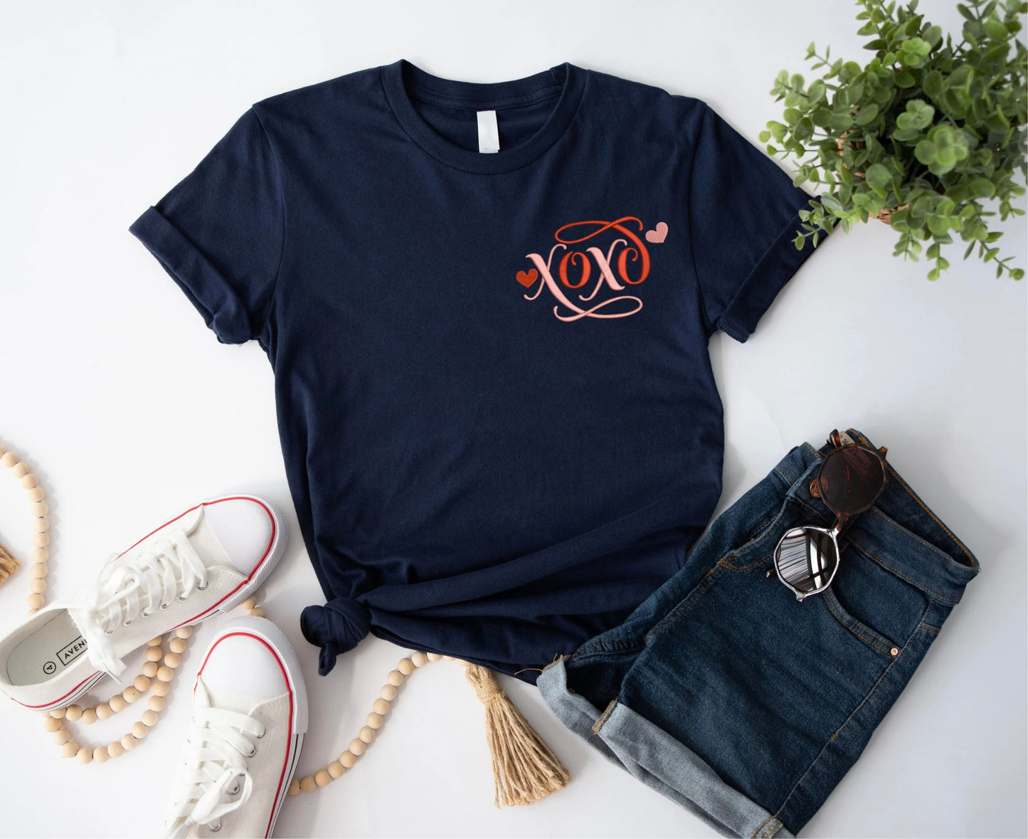 Navy XOXO Shirt