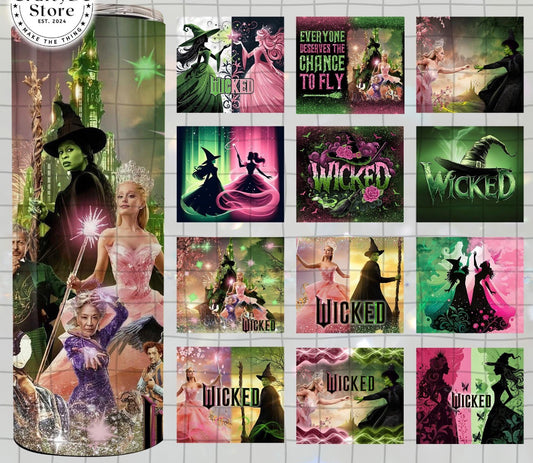 Green & Pink Musical 20oz