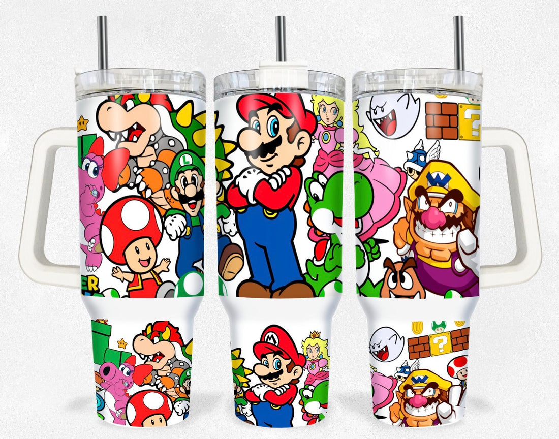 Mario Brothers 40oz Tumbler