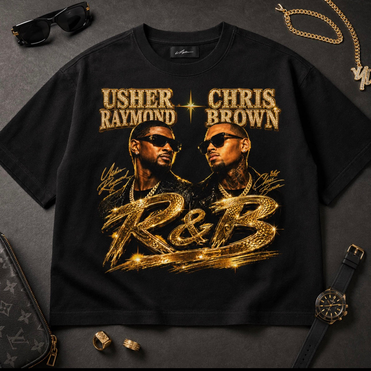 R&B Tour graphic Tee