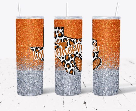 Glitter longhorn 20oz