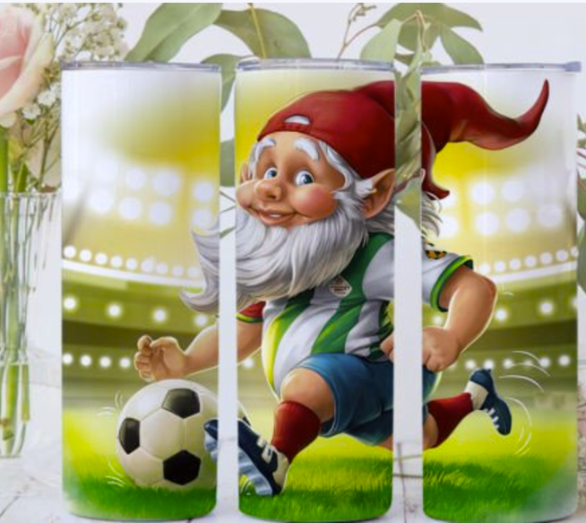 Gnome Soccer 20oz Tumbler