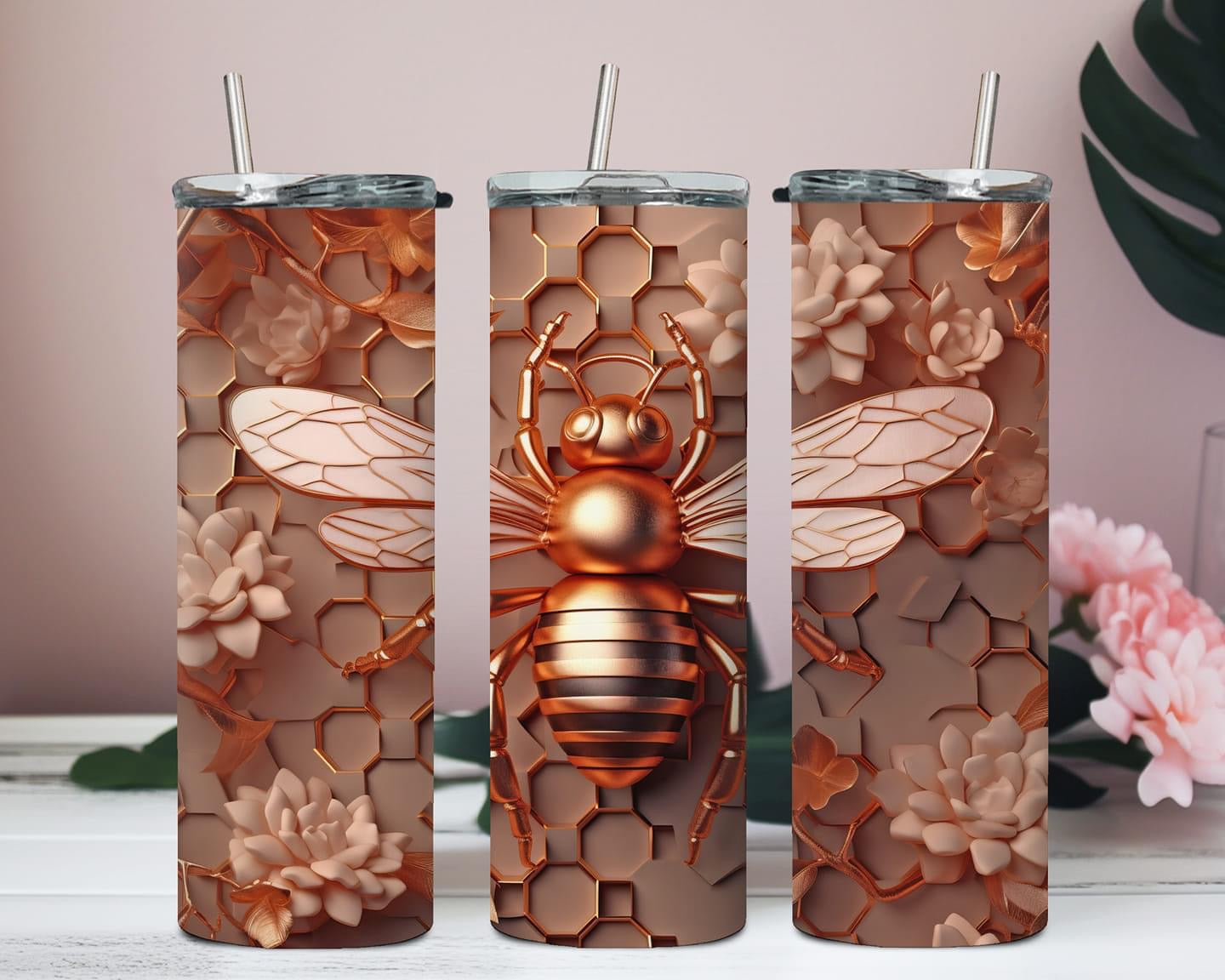 Bee 3D 20oz Tumbler