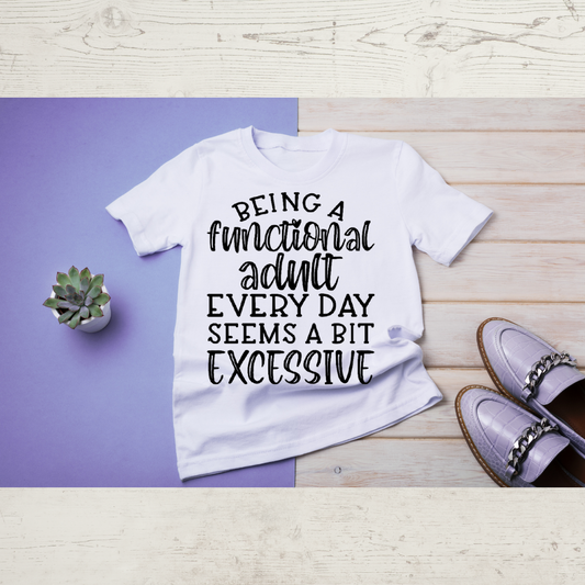 Functional Adult graphic tee