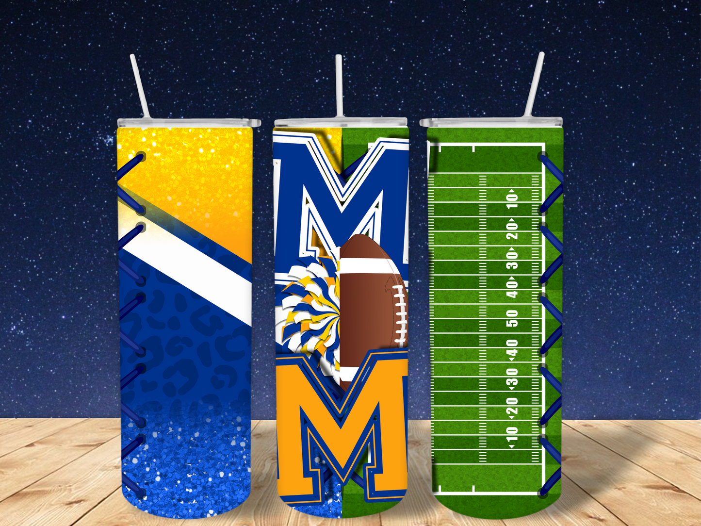 Football & Cheer Mom 20oz Tumbler