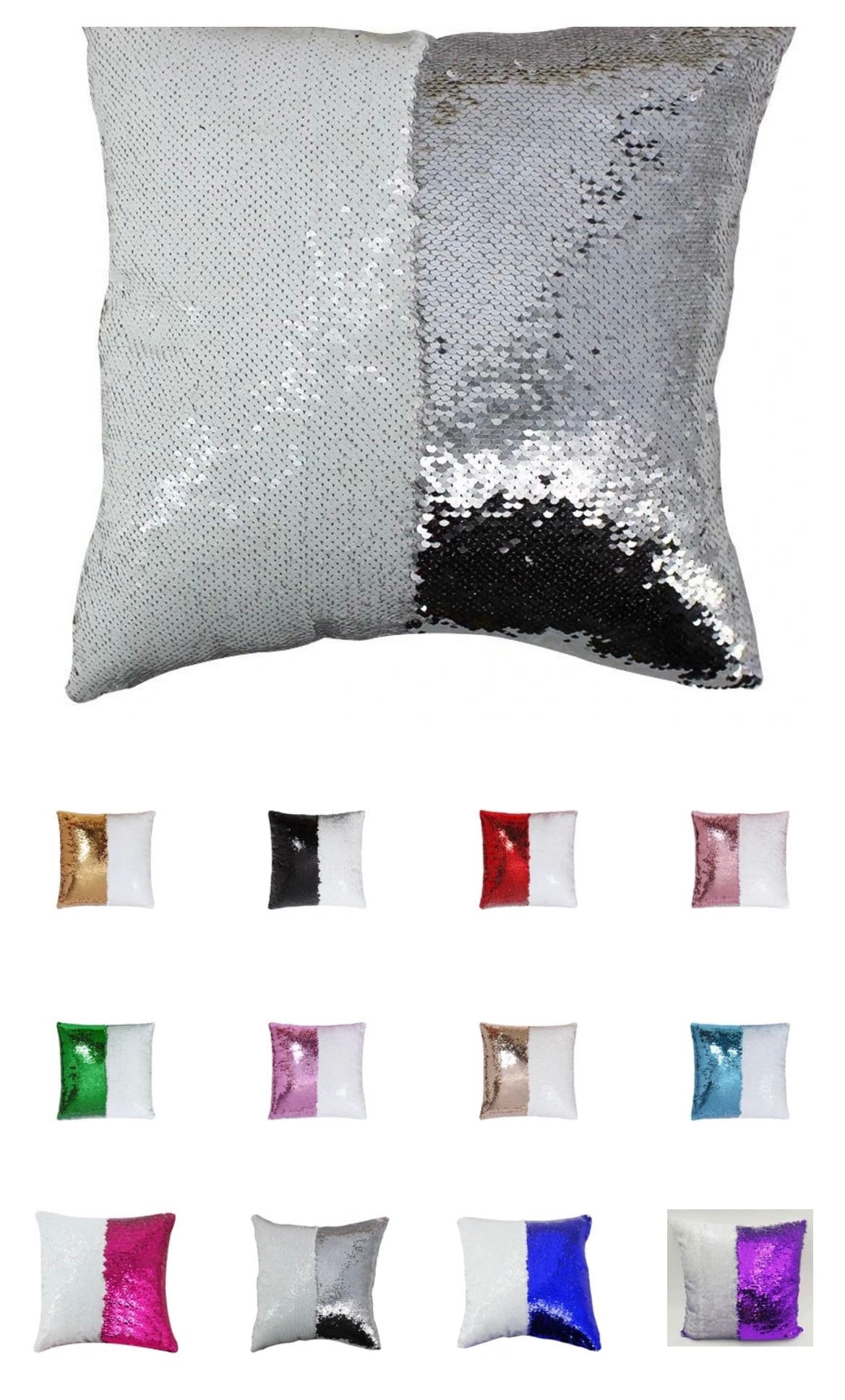 Sequin Pillow, Pictures or collages