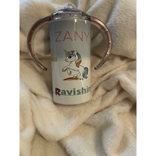 12oz Unicorn Sippy Cup