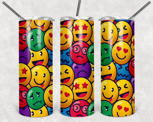 Laughing Emoji Tumbler
