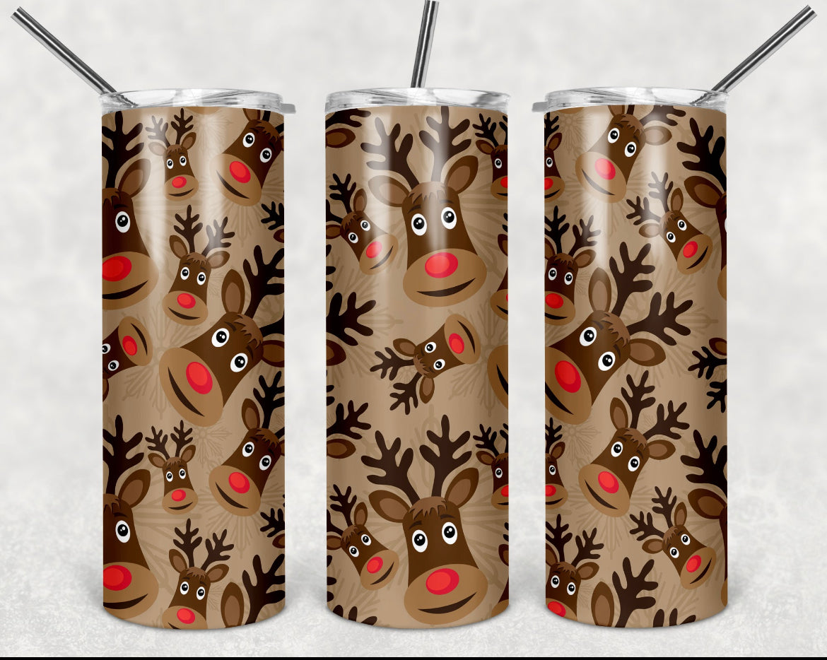 Reindeer Custom Tumbler
